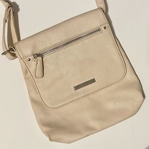 3/$10! Nine West Beige Crossbody Bag